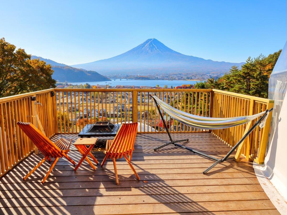 Mt,Fuji Glamping Terrace Minenohana - Vacation Stay 35711V Fujikawaguchiko Extérieur photo
